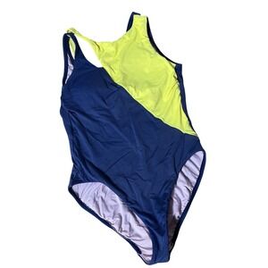 Anthropologie Seafolly In The Loop One Piece Womens Colorblock Swimsuit Small